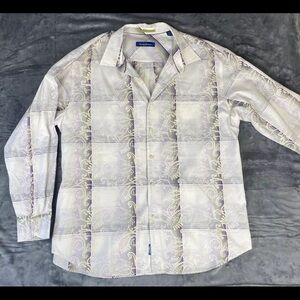 Tommy Bahama Cotton/Silk Shirt Mens XL Kawaii Island Wear